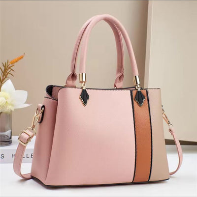 3 Portion Synthetic Leather Bag
